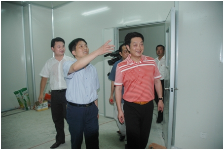 市委副書記、市長黃玉劍到仁和“863”高科技工業園調研