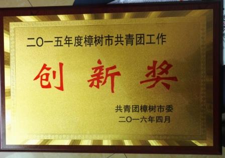 為“五四”喝彩，向青春致敬——集團團委獲2015年度樟樹市共青團工作創新獎