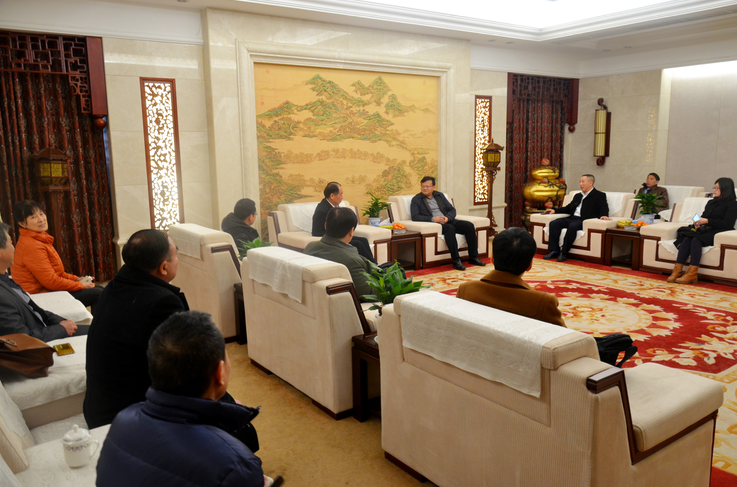 張威總經(jīng)理會(huì)見(jiàn)勁牌公司董事長(zhǎng)吳少勛